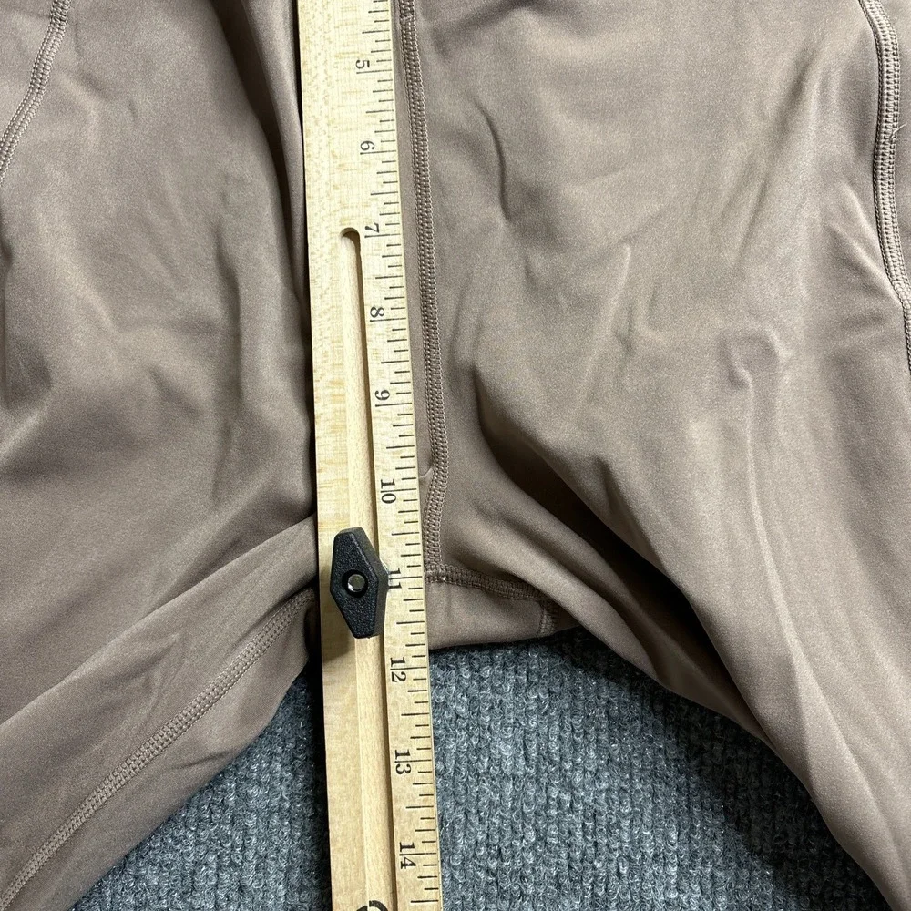 Sweaty Betty Aerial Power Leggings Women's Size 12 High Waist 7/8‎ Length Brown